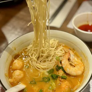 A1 Signature Trio Shrimp Noodle.