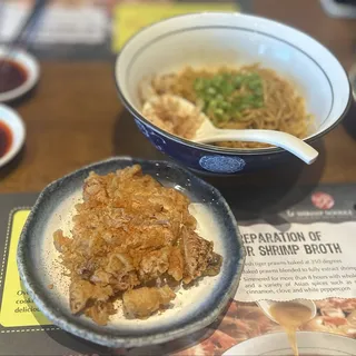 C6. Crispy Chicken Dry Noodle