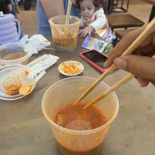 A6 Braised Scallion Soy Chicken Noodle (Chicken Thigh Meat)