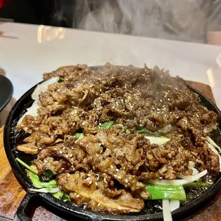 Mongolian Style Grill Beef
