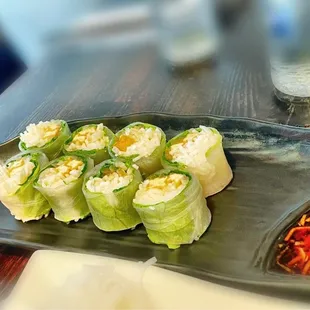 Tofu Spring Rolls $12.