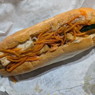 banh mi chay (w. tofu)