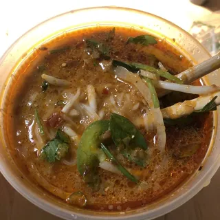 Sate Noodle Soup - Shrimp