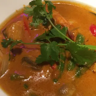 Spicy Red Curry with Shrimp