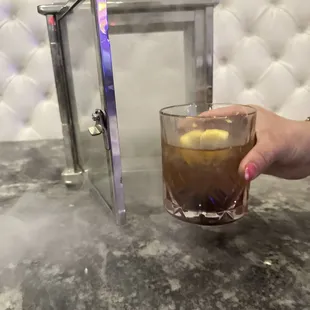Smoked old fashion