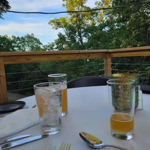 Patio view.