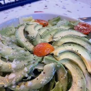 Avocado salad with citrus vinaigrette