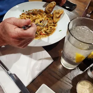 Baffin Bay Cajun noodles