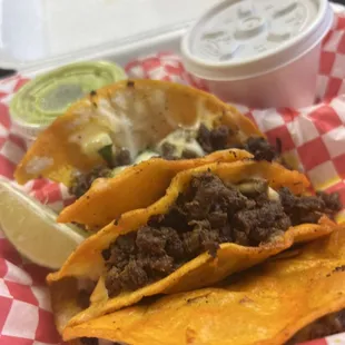 Birria Style Tacos with Steak