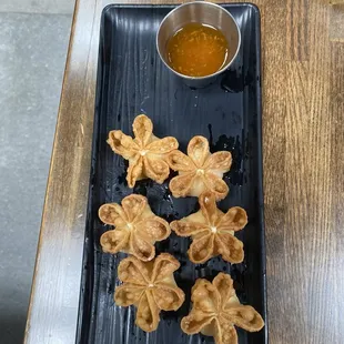 Cream cheese Rangoon.