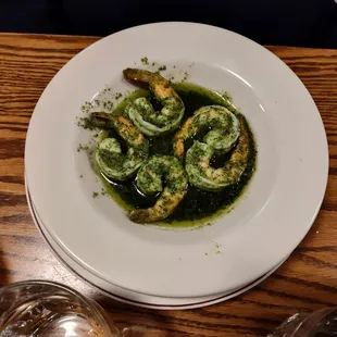 Shrimp in garlic sauce