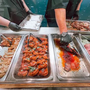 Cooked fresh and ready to refill.