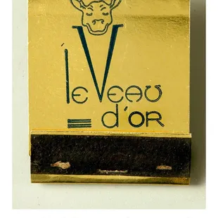 Le Veau D'Or matchbook from 1954. Restaurant to re-open 16th July 2024 under new management - 7/11/2024