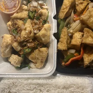 Tofu Salt/Pepper &amp; Tofu Lemongrass