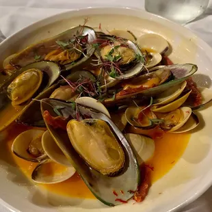 Moules et Palourdes Avec Frites