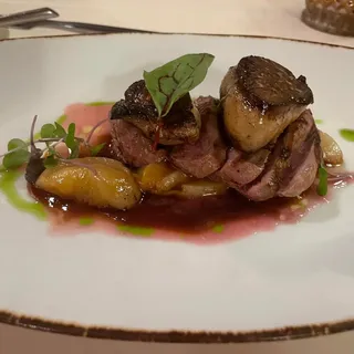Magret de Canard, Sauce  veloutée au  Foie Gras