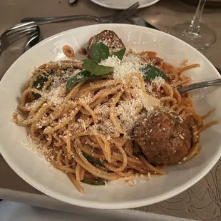 Spaghetti and Meatballs