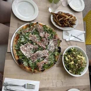 Wood Fired Kingpin Pizza, Fries, &amp; Autumn Quinoa