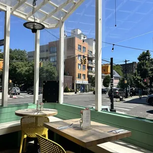 sushi and sashimi, outside