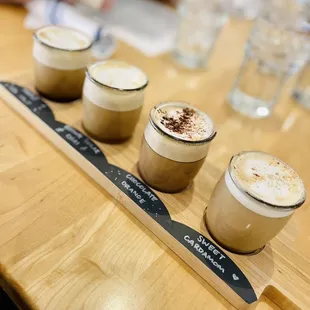 Coffee flight Feb. 2024