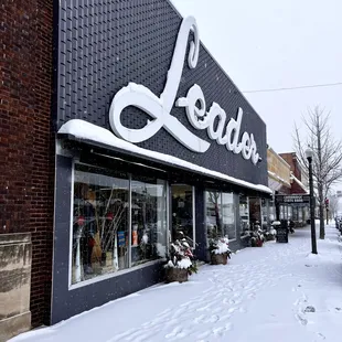 Snowy Leader storefront