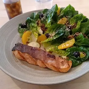 Maple Glazed Salmon Salad
