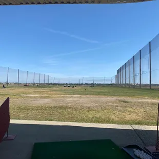 The view from the tees.