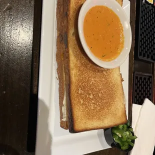 Footling grilled cheese - very good!