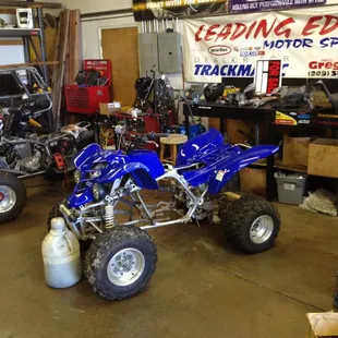 New stroker motor and plastic. We build from the ground up big HP or just tune up's