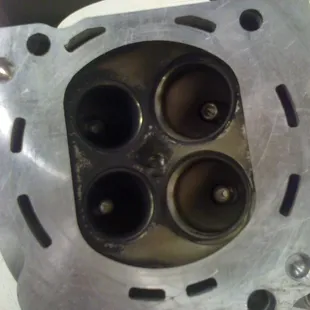 This cylinder head  is getting ready for some LEM Tweaks and porting