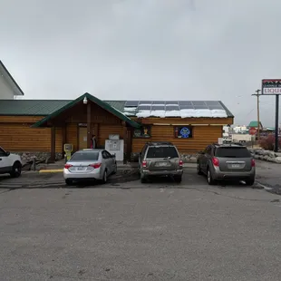a row of parked cars