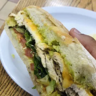 Chicken Pesto Sandwich