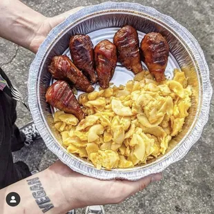 Vegan Smoked Wing Plate