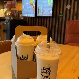 Large durian smoothies, 50% sweet