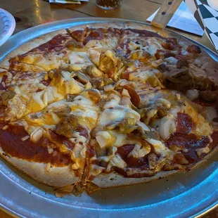 Thin crust pizza