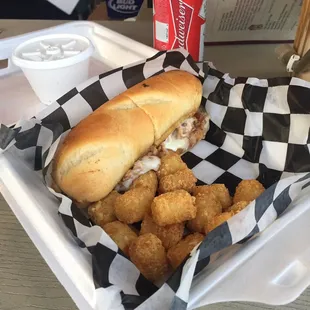 Chix philly French dip;). So good!!