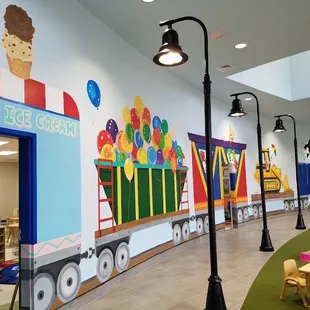 Common Area / Glimpse of classroom