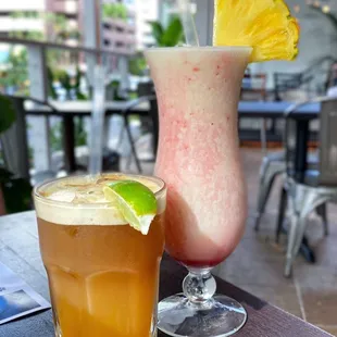Mai tai, lava flow piña colada