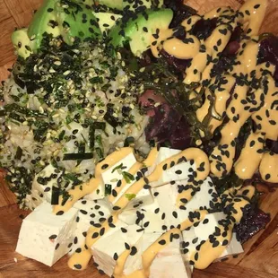 The Beet Poke bowl!!! So delicious!!!