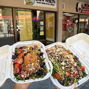salads, outside