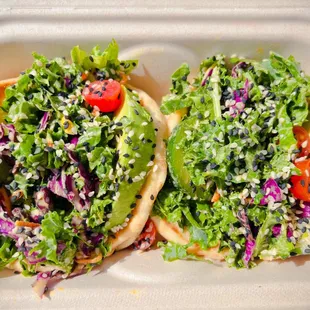 Kale Avocado tacos