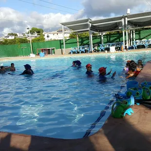 Lifeguard on duty + great student to teacher ratio.
