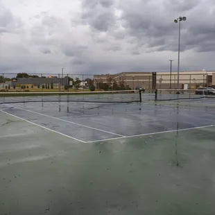 Tennis at Leake Park, Tulsa