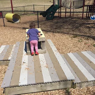 Easy to climb, low platforms for little ones.