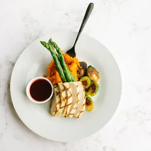 Grilled Chicken with Raspberry Chipotle BBQ sauce