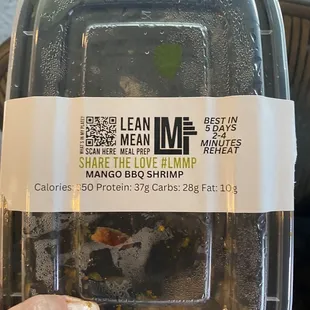 lean mean meal prep container