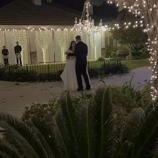 Back of the property, where the reception took place.