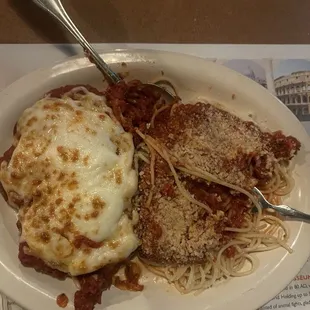 pasta dish, pasta, food