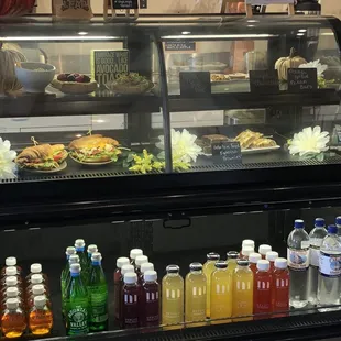 Juice and pastry offering