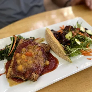 BBQ cobia w mango chutney
